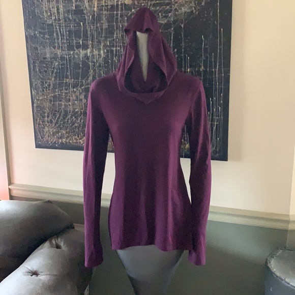 NUX Tops - NUX Los Angeles Made in USA Oversize Cowl Neck/Hood Athletic Top